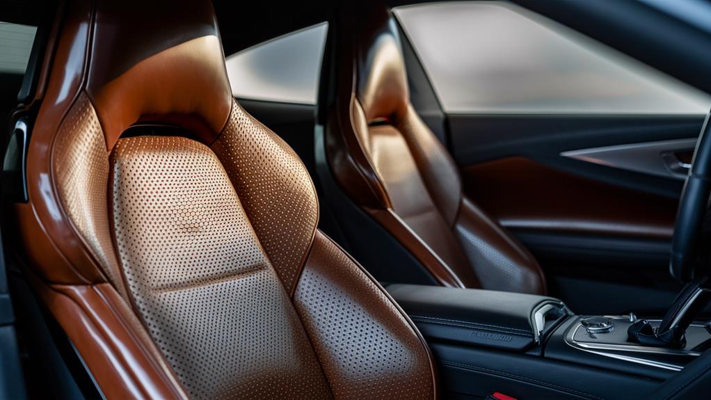 the inside of a car